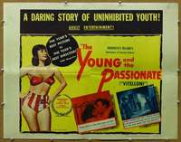 j210 I VITELLONI half-sheet movie poster '53 Fellini, Young & Passionate!