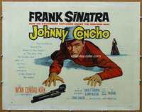j227 JOHNNY CONCHO half-sheet movie poster '56 Frank Sinatra