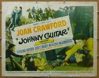 j228 JOHNNY GUITAR style B half-sheet movie poster '54 Joan Crawford, Ray
