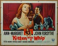 j239 KITTEN WITH A WHIP half-sheet movie poster '64 sexy Ann-Margret!