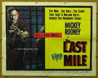 j247 LAST MILE style A half-sheet movie poster '59 Mickey Rooney