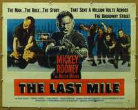 j248 LAST MILE style B half-sheet movie poster '59 Mickey Rooney