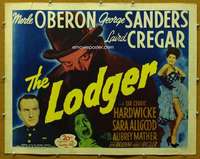j268 LODGER half-sheet movie poster R49 Laird Cregar as Jack the Ripper!