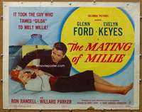 j294 MATING OF MILLIE half-sheet movie poster '47 Glenn Ford, Evelyn Keyes