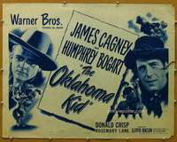 j321 OKLAHOMA KID half-sheet movie poster R43 James Cagney, Bogart