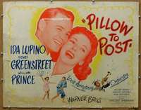 j347 PILLOW TO POST style B half-sheet movie poster '45 Louis Armstrong!