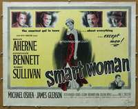 j405 SMART WOMAN half-sheet movie poster '48 Aherne, Constance Bennett