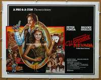 j494 WANDA NEVADA half-sheet movie poster '79 Brooke Shields, Peter Fonda
