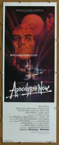 j577 APOCALYPSE NOW insert movie poster '79 Marlon Brando, Coppola