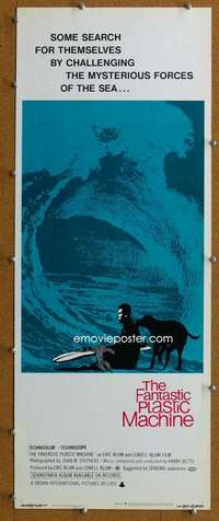j676 FANTASTIC PLASTIC MACHINE insert movie poster '69 surfing!