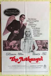 k957 ARCHANGEL one-sheet movie poster '69 Vittorio Gassman, Italian!