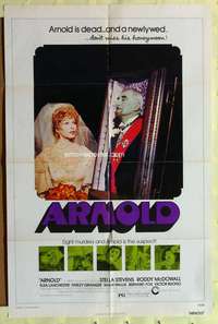k956 ARNOLD one-sheet movie poster '73 Stella Stevens, Roddy McDowall