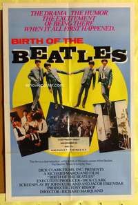 k927 BIRTH OF THE BEATLES one-sheet movie poster '79 English biography!