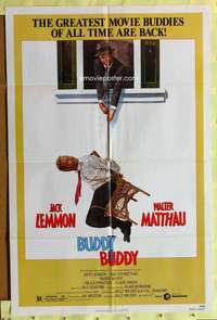 k906 BUDDY BUDDY one-sheet movie poster '81 Jack Lemmon, Walter Matthau