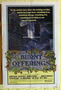 k904 BURNT OFFERINGS style A one-sheet movie poster '76 Oliver Reed, Davis