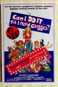 k900 CAN I DO IT 'TILL I NEED GLASSES one-sheet movie poster '77 Williams