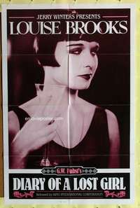 k803 DIARY OF A LOST GIRL one-sheet movie poster R82 sexy Louise Brooks!
