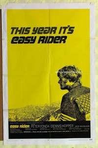 k777 EASY RIDER style C one-sheet movie poster '69 Peter Fonda, Dennis Hopper