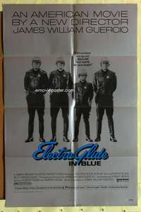 k775 ELECTRA GLIDE IN BLUE foil 1sh 1973 short cop Robert Blake and Alan Ladd are same height!