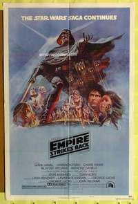 k772 EMPIRE STRIKES BACK style B 1sh movie poster '80 George Lucas