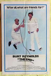 k769 END style B one-sheet movie poster '78 Burt Reynolds, Dom DeLuise