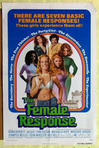 k763 FEMALE RESPONSE one-sheet movie poster '72 sexy Jennifer Welles!