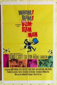 k755 FLIM-FLAM MAN one-sheet movie poster '67 Geroge Scott, Sue Lyon