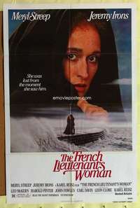 k750 FRENCH LIEUTENANT'S WOMAN one-sheet movie poster '81 Meryl Streep