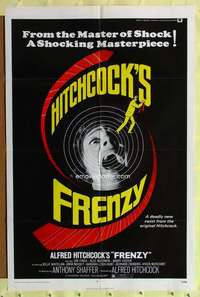 k748 FRENZY one-sheet movie poster '72 Alfred Hitchcock, Anthony Shaffer