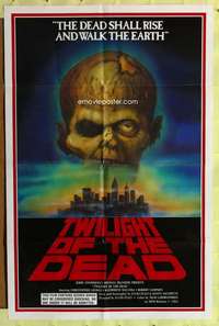 k742 GATES OF HELL one-sheet movie poster '83 Twilight of the Dead!