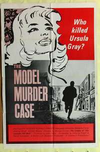 k739 GIRL IN THE HEADLINES one-sheet movie poster '63 Model Murder Case!