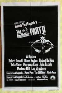 k737 GODFATHER 2 one-sheet movie poster '74 De Niro, Coppola, Al Pacino