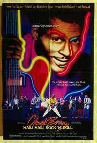 k728 HAIL HAIL ROCK 'N' ROLL one-sheet movie poster '87 Chuck Berry