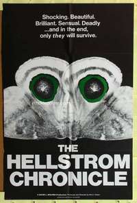k719 HELLSTROM CHRONICLE one-sheet movie poster '71 insects & bugs!