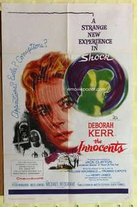 k712 INNOCENTS one-sheet movie poster '62 Deborah Kerr, Michael Redgrave