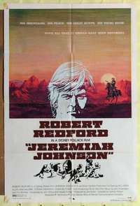 k696 JEREMIAH JOHNSON style B one-sheet movie poster '72 Robert Redford
