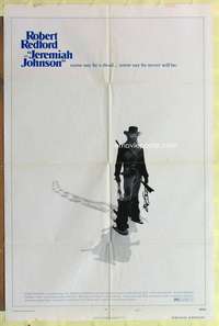 k695 JEREMIAH JOHNSON style C one-sheet movie poster '72 Robert Redford