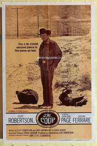 k684 JW COOP one-sheet movie poster '72 rodeo cowboy Cliff Robertson!