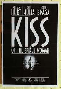 k674 KISS OF THE SPIDER WOMAN one-sheet movie poster '85 William Hurt