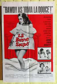 k671 LA BONNE SOUPE one-sheet movie poster '64 sexy French Marie Bell!