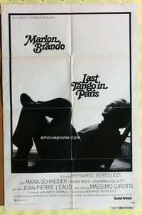 k666 LAST TANGO IN PARIS one-sheet movie poster '73 Brando, Bertolucci