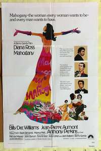 k620 MAHOGANY one-sheet movie poster '75 Diana Ross, Billy Dee Williams