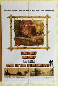 k614 MAN IN THE WILDERNESS one-sheet movie poster '71 Richard Harris