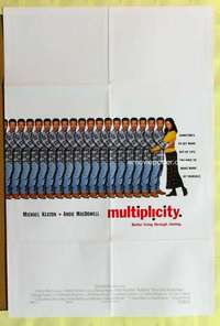 k572 MULTIPLICITY DS one-sheet movie poster '96 many Michael Keatons!