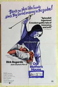 k513 OUR MOTHER'S HOUSE one-sheet movie poster '67 Dirk Bogarde, wild!