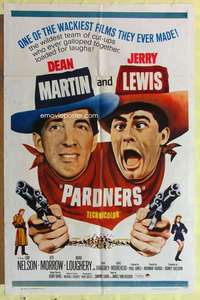 k506 PARDNERS one-sheet movie poster R65 Jerry Lewis, Dean Martin