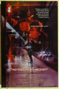 k488 PENNIES FROM HEAVEN one-sheet movie poster '81 Steve Martin, Peak