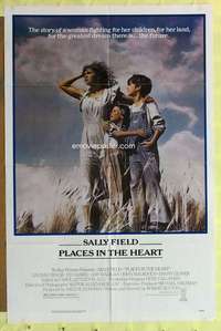 k466 PLACES IN THE HEART one-sheet movie poster '84 Sally Field, Ed Harris