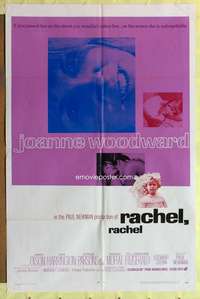 k441 RACHEL RACHEL one-sheet movie poster '68 Joanne Woodward, Paul Newman