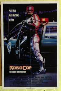 k403 ROBOCOP one-sheet movie poster '87 Paul Verhoeven, classic sci-fi!
